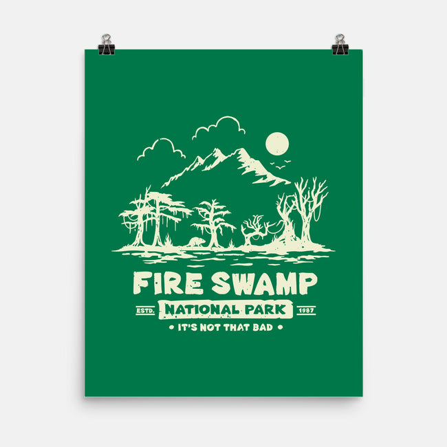Fire Swamp National Park-None-Matte-Poster-retrodivision