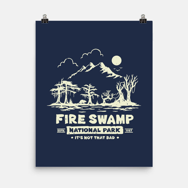 Fire Swamp National Park-None-Matte-Poster-retrodivision