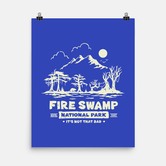 Fire Swamp National Park-None-Matte-Poster-retrodivision