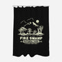 Fire Swamp National Park-None-Polyester-Shower Curtain-retrodivision