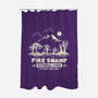 Fire Swamp National Park-None-Polyester-Shower Curtain-retrodivision