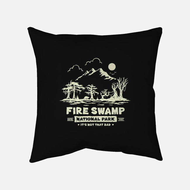 Fire Swamp National Park-None-Removable Cover w Insert-Throw Pillow-retrodivision