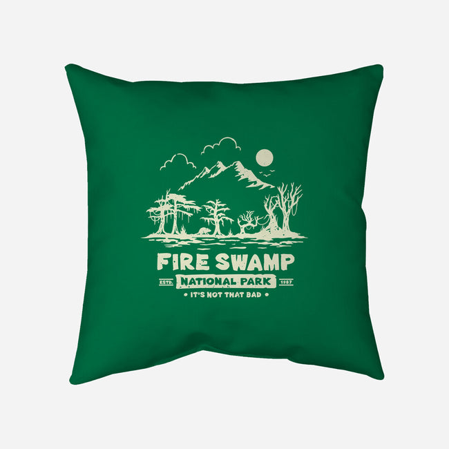 Fire Swamp National Park-None-Removable Cover w Insert-Throw Pillow-retrodivision