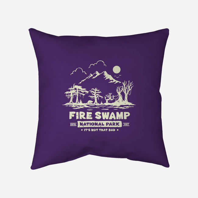 Fire Swamp National Park-None-Removable Cover w Insert-Throw Pillow-retrodivision