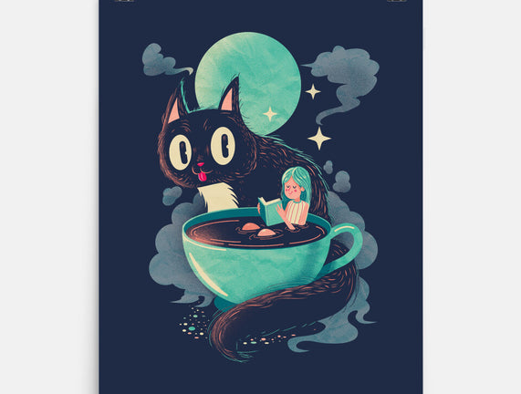 Books Coffee And Giant Cats