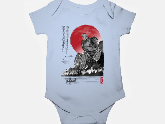The Iron Giant In Japan Sumi-e