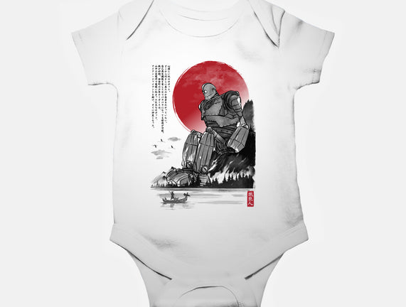 The Iron Giant In Japan Sumi-e