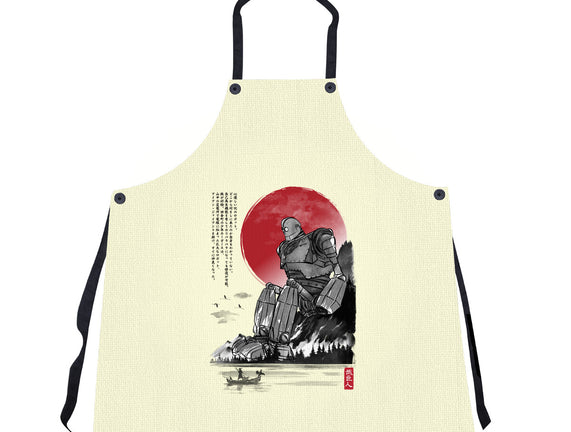 The Iron Giant In Japan Sumi-e