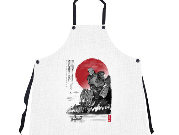 The Iron Giant In Japan Sumi-e