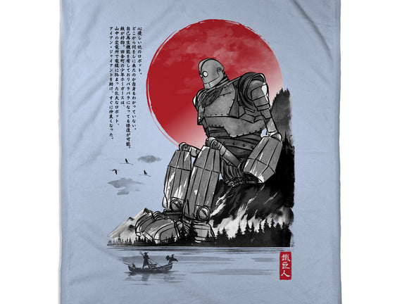 The Iron Giant In Japan Sumi-e