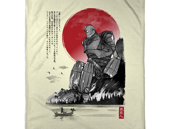 The Iron Giant In Japan Sumi-e