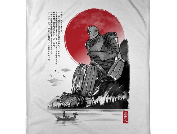The Iron Giant In Japan Sumi-e