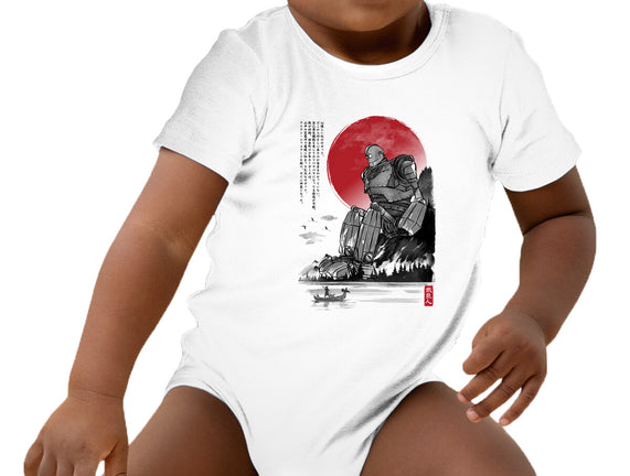 The Iron Giant In Japan Sumi-e