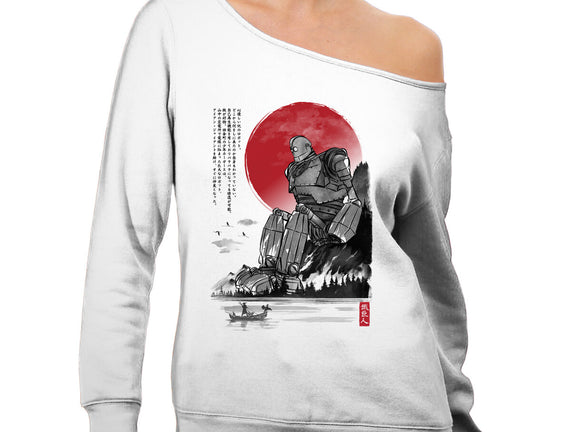 The Iron Giant In Japan Sumi-e