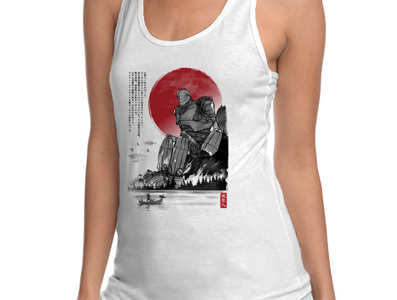 The Iron Giant In Japan Sumi-e