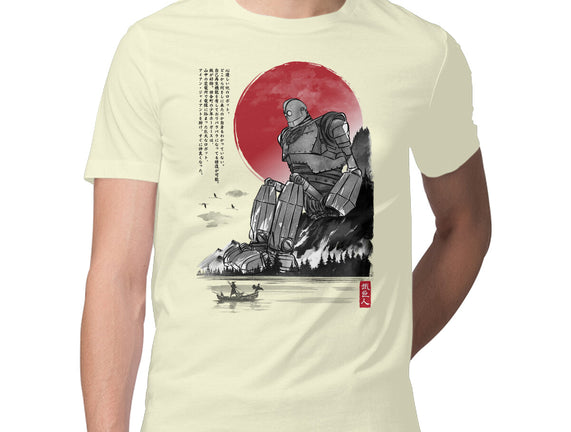 The Iron Giant In Japan Sumi-e