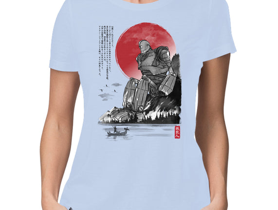The Iron Giant In Japan Sumi-e