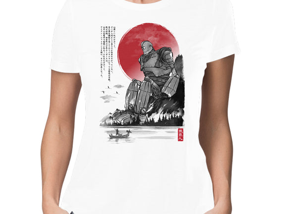 The Iron Giant In Japan Sumi-e
