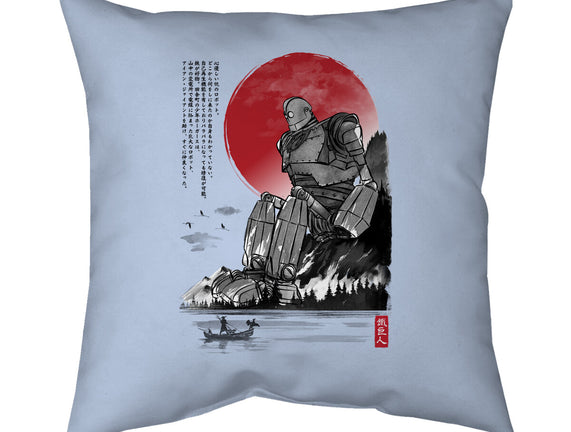 The Iron Giant In Japan Sumi-e