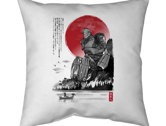 The Iron Giant In Japan Sumi-e