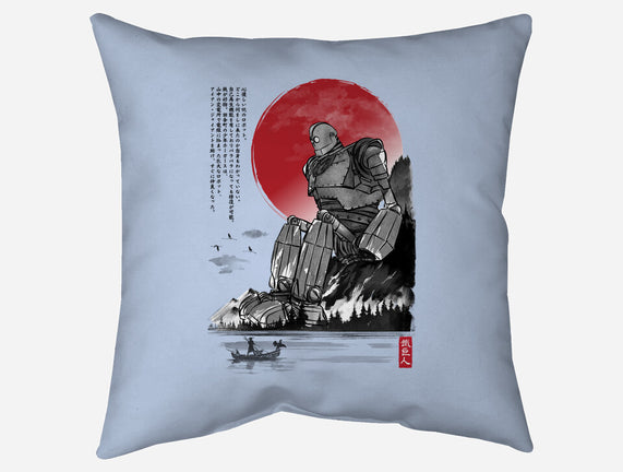 The Iron Giant In Japan Sumi-e