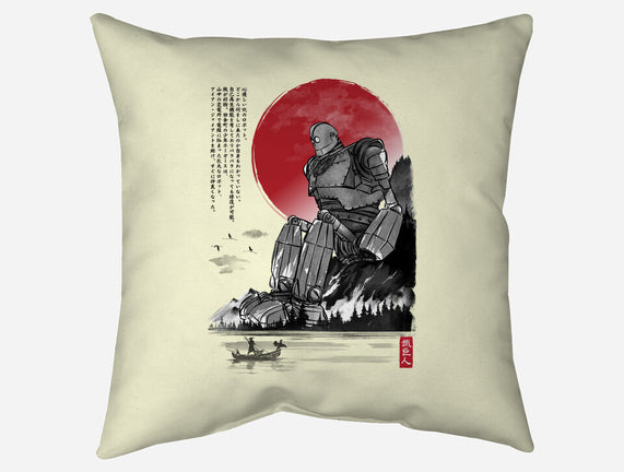 The Iron Giant In Japan Sumi-e