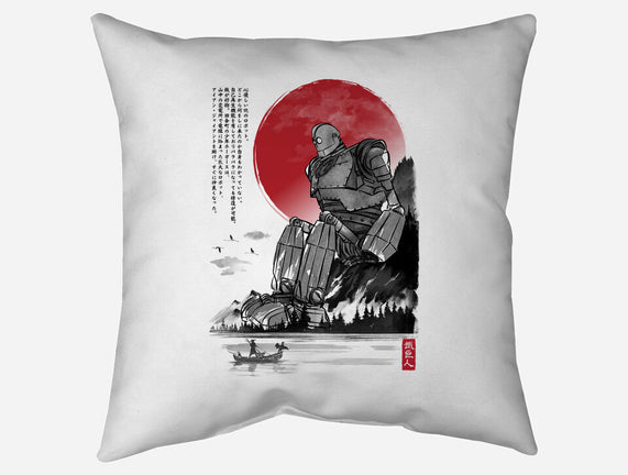The Iron Giant In Japan Sumi-e