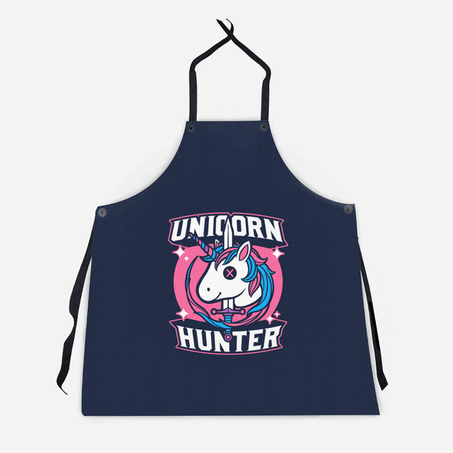 Unicorn Hunter-Unisex-Kitchen-Apron-Studio Mootant
