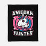 Unicorn Hunter-None-Fleece-Blanket-Studio Mootant
