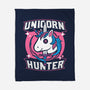 Unicorn Hunter-None-Fleece-Blanket-Studio Mootant