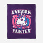 Unicorn Hunter-None-Fleece-Blanket-Studio Mootant
