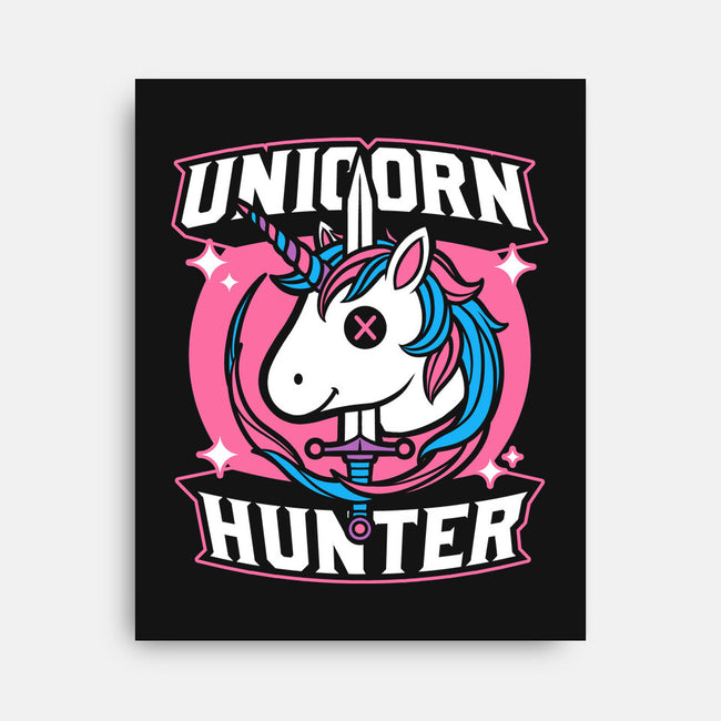 Unicorn Hunter-None-Stretched-Canvas-Studio Mootant
