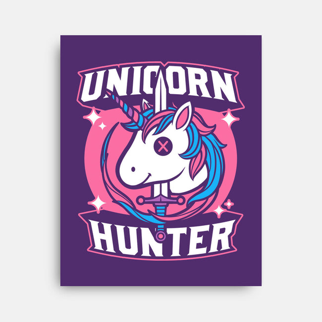 Unicorn Hunter-None-Stretched-Canvas-Studio Mootant