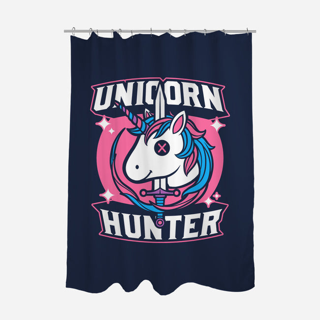 Unicorn Hunter-None-Polyester-Shower Curtain-Studio Mootant