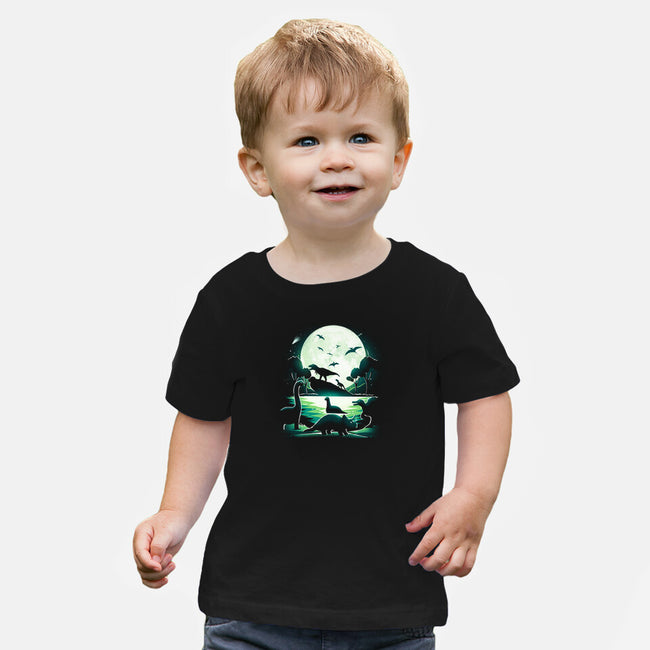 Jurassic Dinosaurs-Baby-Basic-Tee-Vallina84