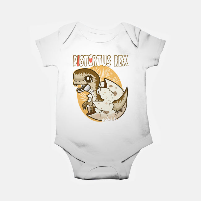 I Heart Distortus Rex-Baby-Basic-Onesie-palmstreet