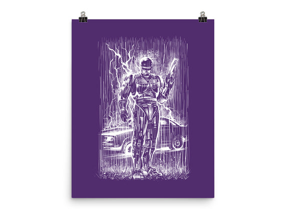 Cop Under The Rain