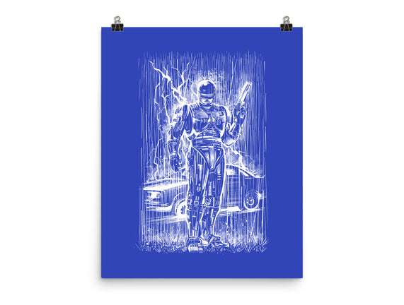 Cop Under The Rain