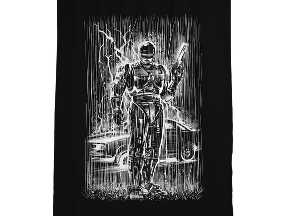Cop Under The Rain
