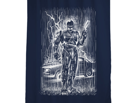 Cop Under The Rain
