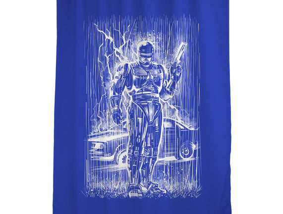 Cop Under The Rain