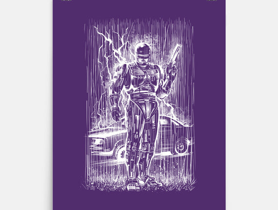 Cop Under The Rain