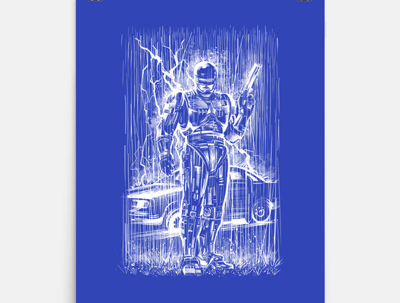 Cop Under The Rain
