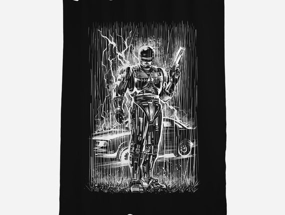 Cop Under The Rain