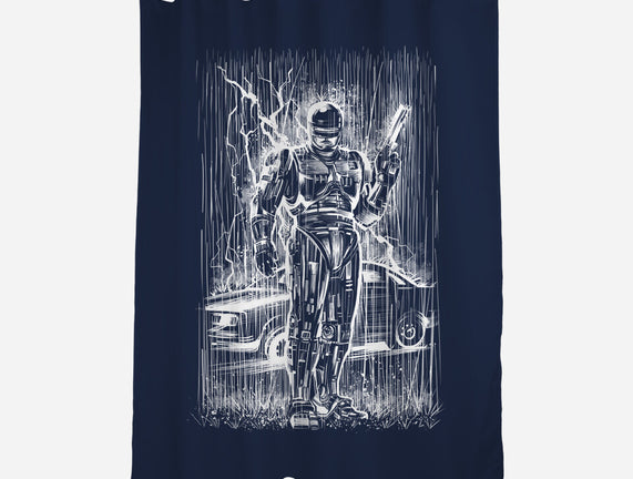 Cop Under The Rain