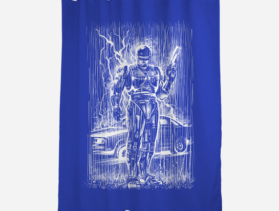 Cop Under The Rain
