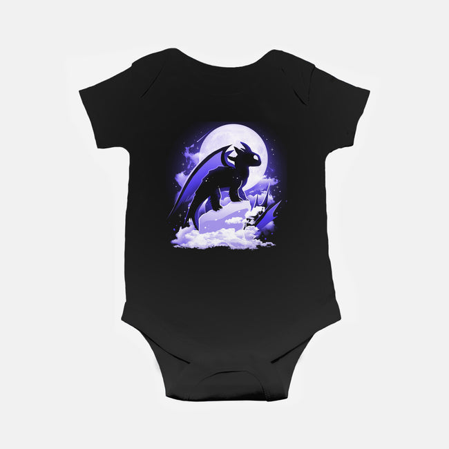 The Darkness Dragon-Baby-Basic-Onesie-Vallina84