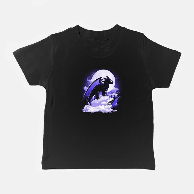 The Darkness Dragon-Baby-Basic-Tee-Vallina84