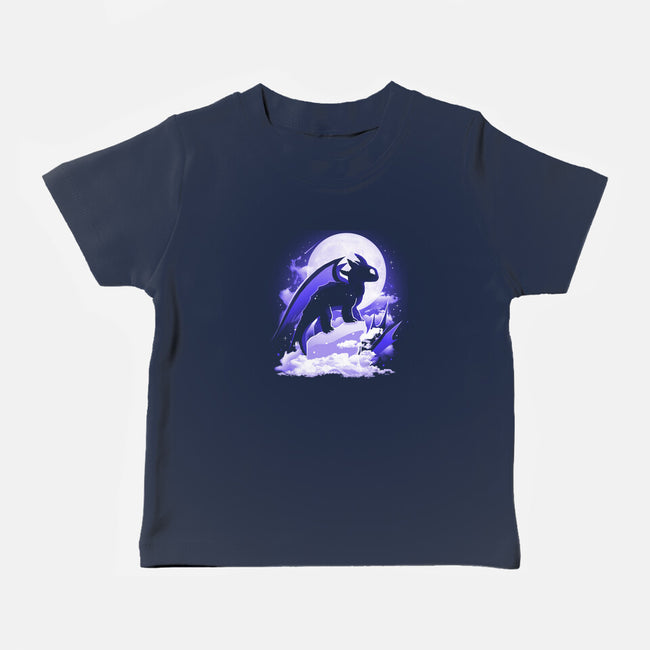The Darkness Dragon-Baby-Basic-Tee-Vallina84