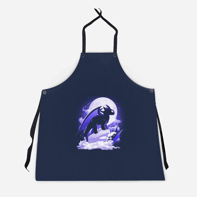 The Darkness Dragon-Unisex-Kitchen-Apron-Vallina84